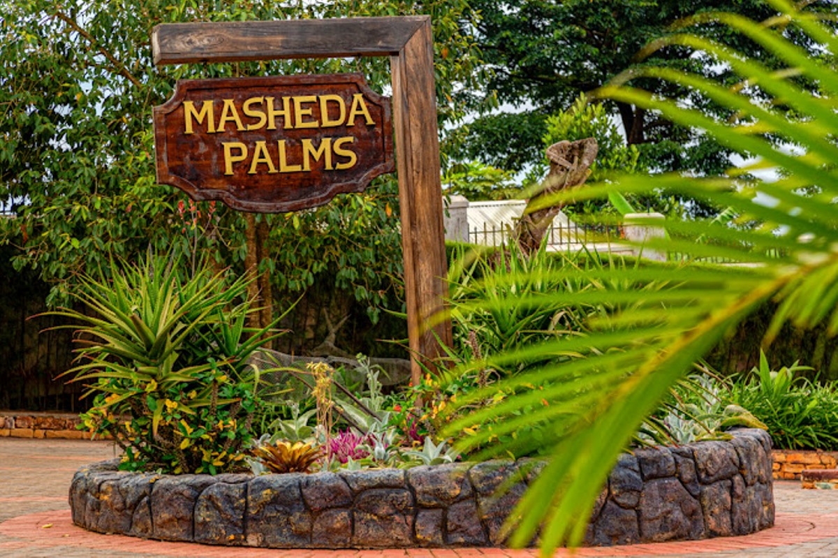 A photograph taken from Masheda Palms Resort in Buyala, Uganda.