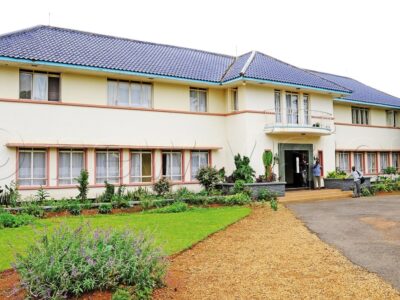 A photograph of the Bunyoro Palace in Western Uganda.