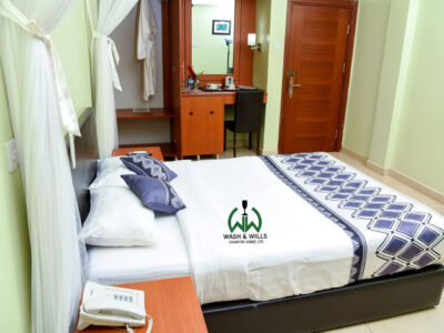 Deluxe Bedroom Photo Wash And Wills Hotel Mbale Uganda Eastern Region