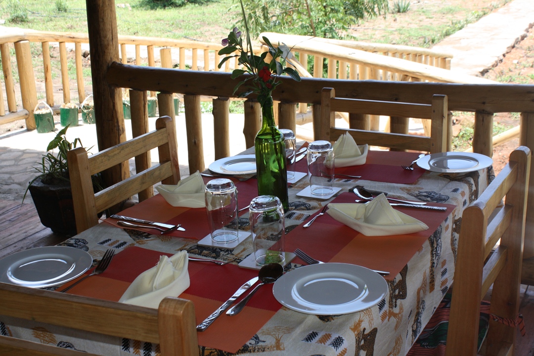 Dining Photo Bulbul safaris Lodge Katunguru Uganda Western Region