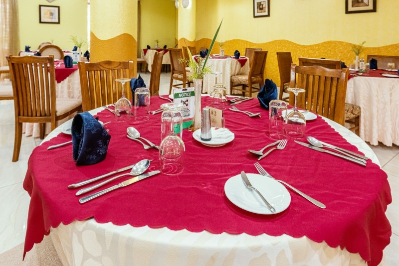 Table setup Photo Mbale Resort Hotel Mbale Uganda Eastern Region