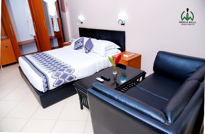 Junior Suite Bedroom Photo Wash And Wills Hotel Mbale Uganda Eastern Region