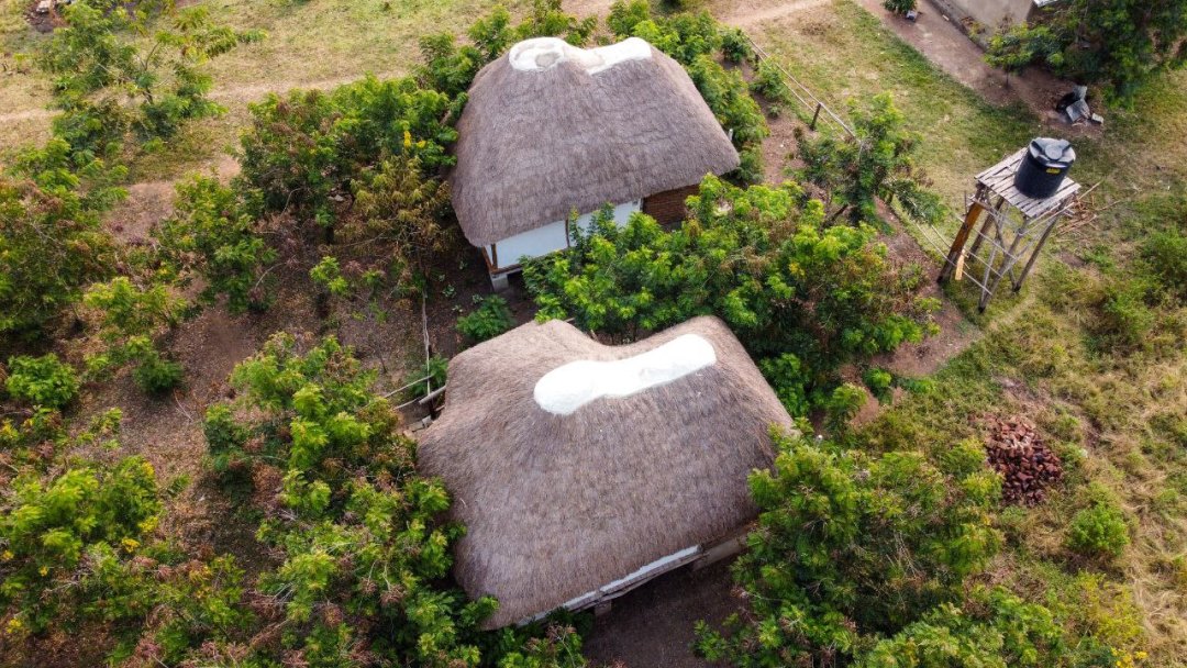 Property Exterior Aerial Photo Songbird Safari Lodge & Campsite Katunguru Uganda Western Region