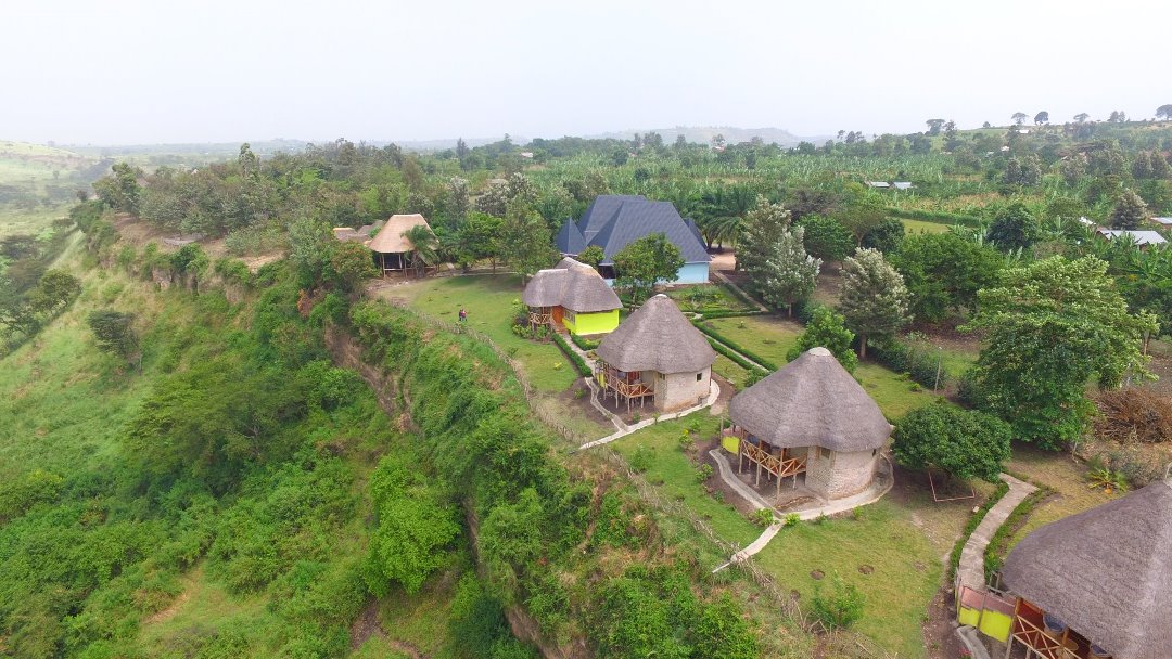 Property Exterior Aerial View Photo Elephant Hab Lodge Kasese Uganda Western Region