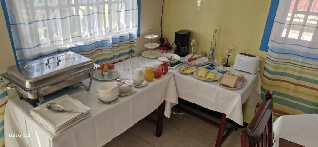 Table setup Photo Frankfurt Cottages Mbale Uganda Western Region