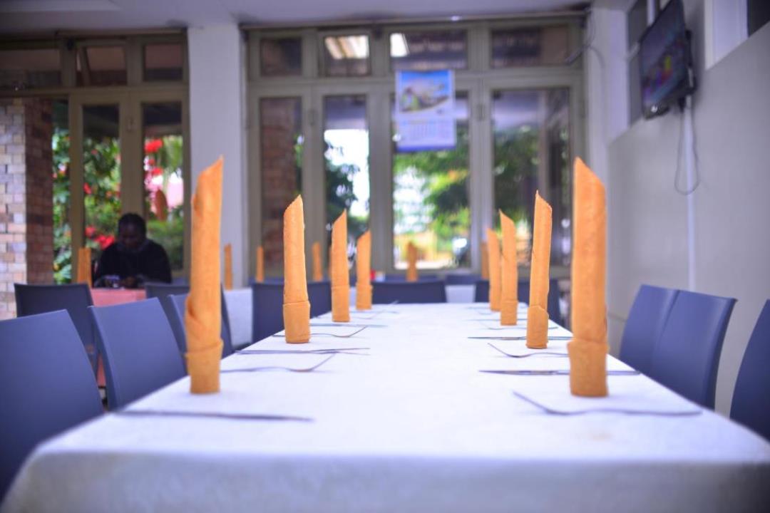 Table setup Photo Elgon Palace Hotel Mbale Uganda Western Region