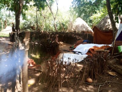 A photograph taken from Tanda Archeological pits in Uganda