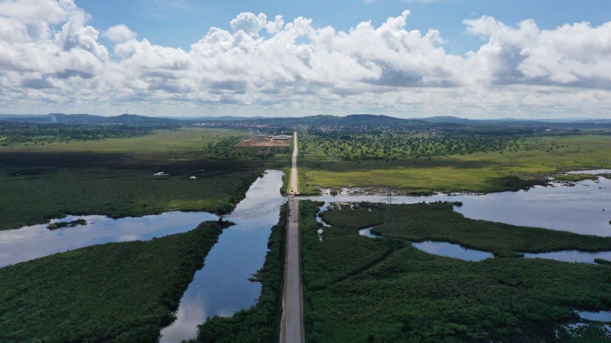 A photograph of River Katonga located in Western Uganda