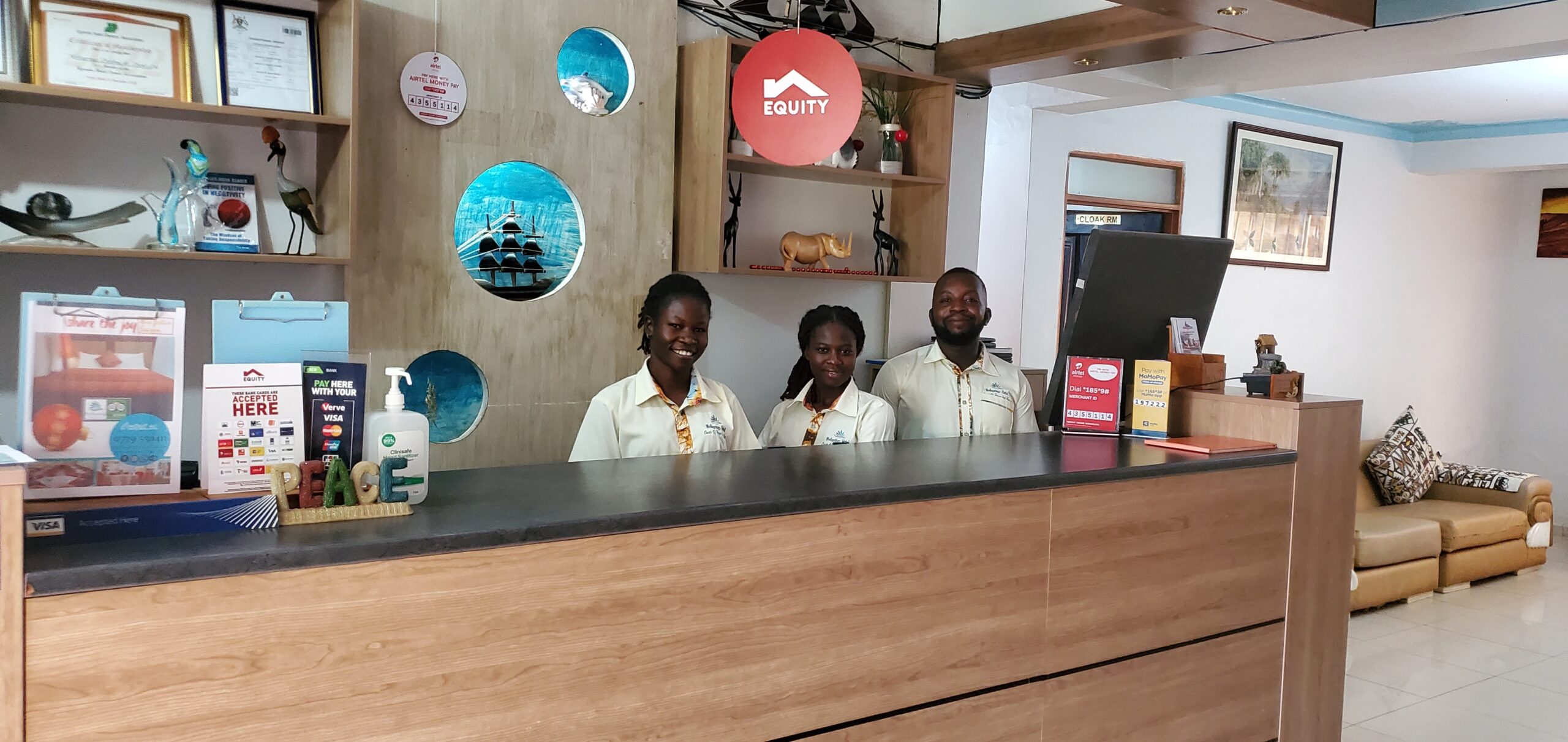 Front Desk Photo Wellsprings Hotel Gulu Uganda Northern Region