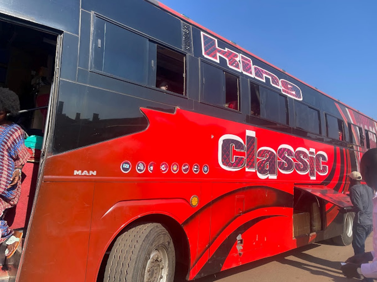 Photograph of one of the Classic Coaches in Kampala, Uganda