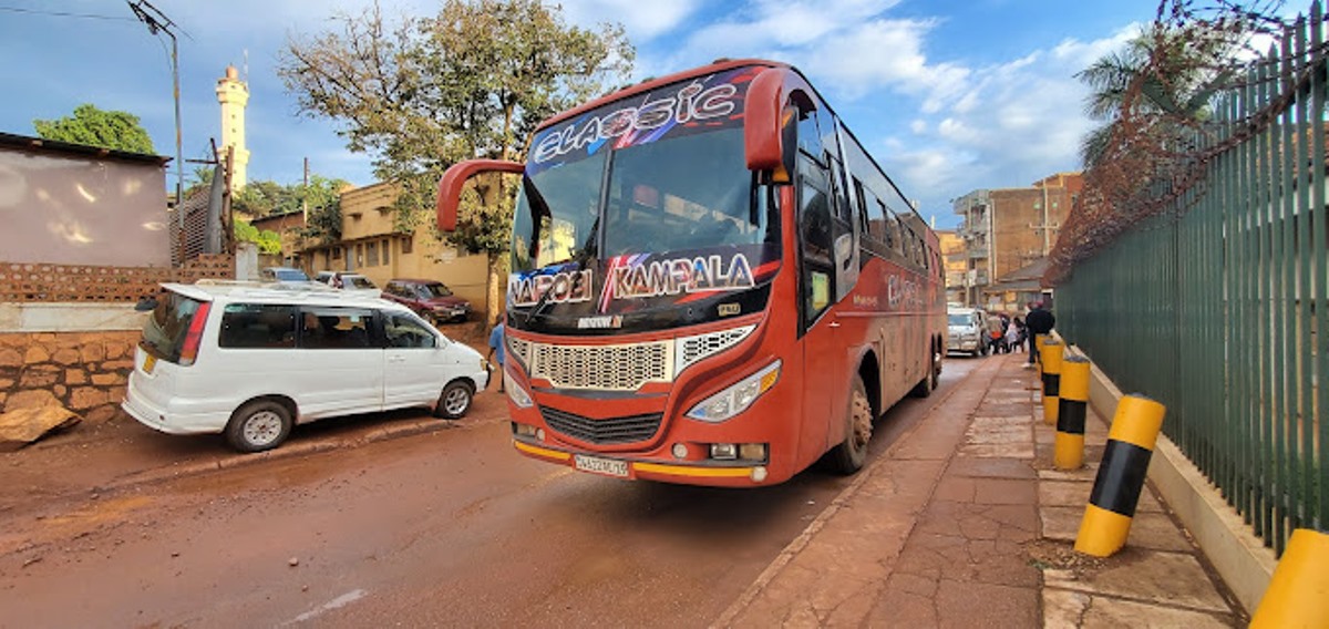 Photograph of one of the Classic Coaches in Kampala, Uganda