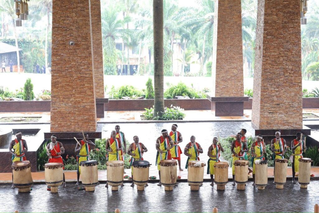 Photograph taken during Uganda Meets Kenya Coast conference at Ndere Cultural Centre in Kampala, Uganda