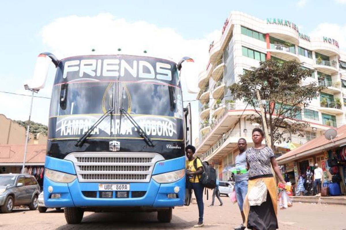 Photograph of one of the Sanlait Friends Buses