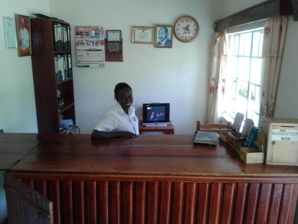 Front Desk Photo Skyway Hotel Entebbe Central Region