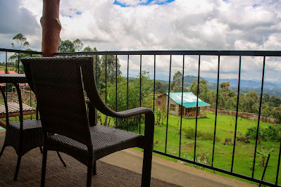 Balcony Photo Mgahinga Gorilla triangle Lodge Kisoro Uganda Western Region