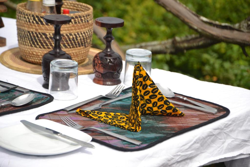 Table setup Photo Topi Lodge Ishasha Uganda Central Region 1