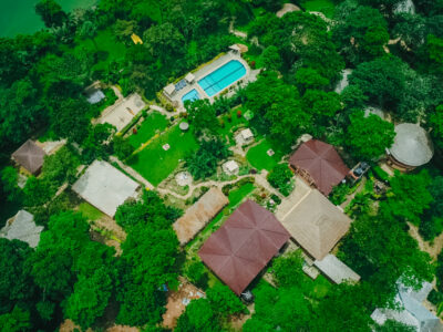 Property Exterior Ariel view Photo Lakeside Escape Resort Mukono Uganda Central Region