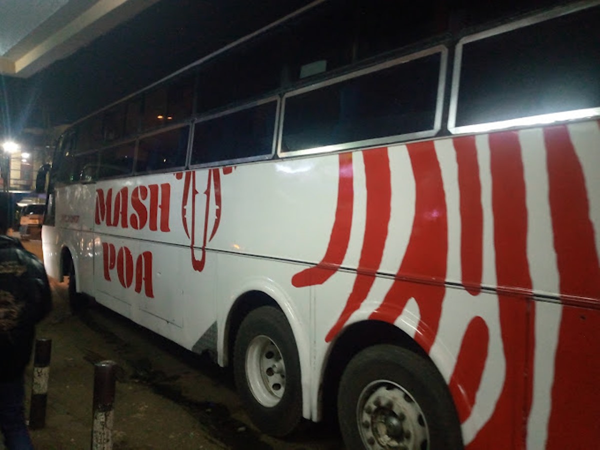 Photograph of one of the Mash Poa Buses