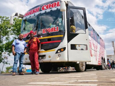 Photograph of one of the Mash Cool Buses