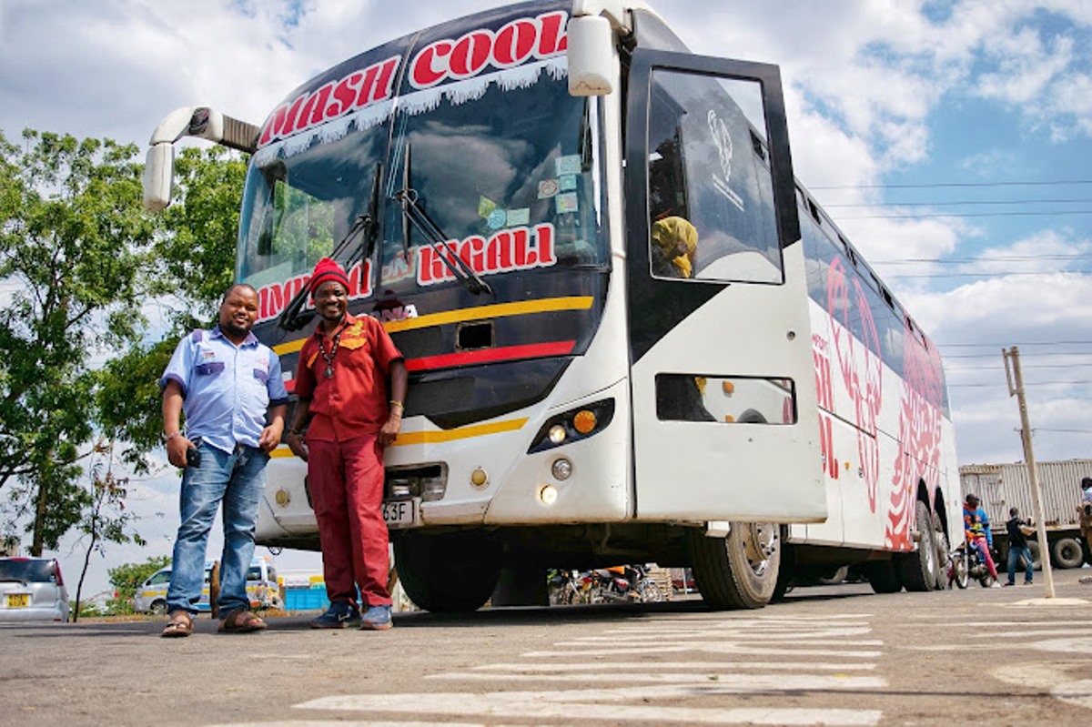 Photograph of one of the Mash Cool Buses