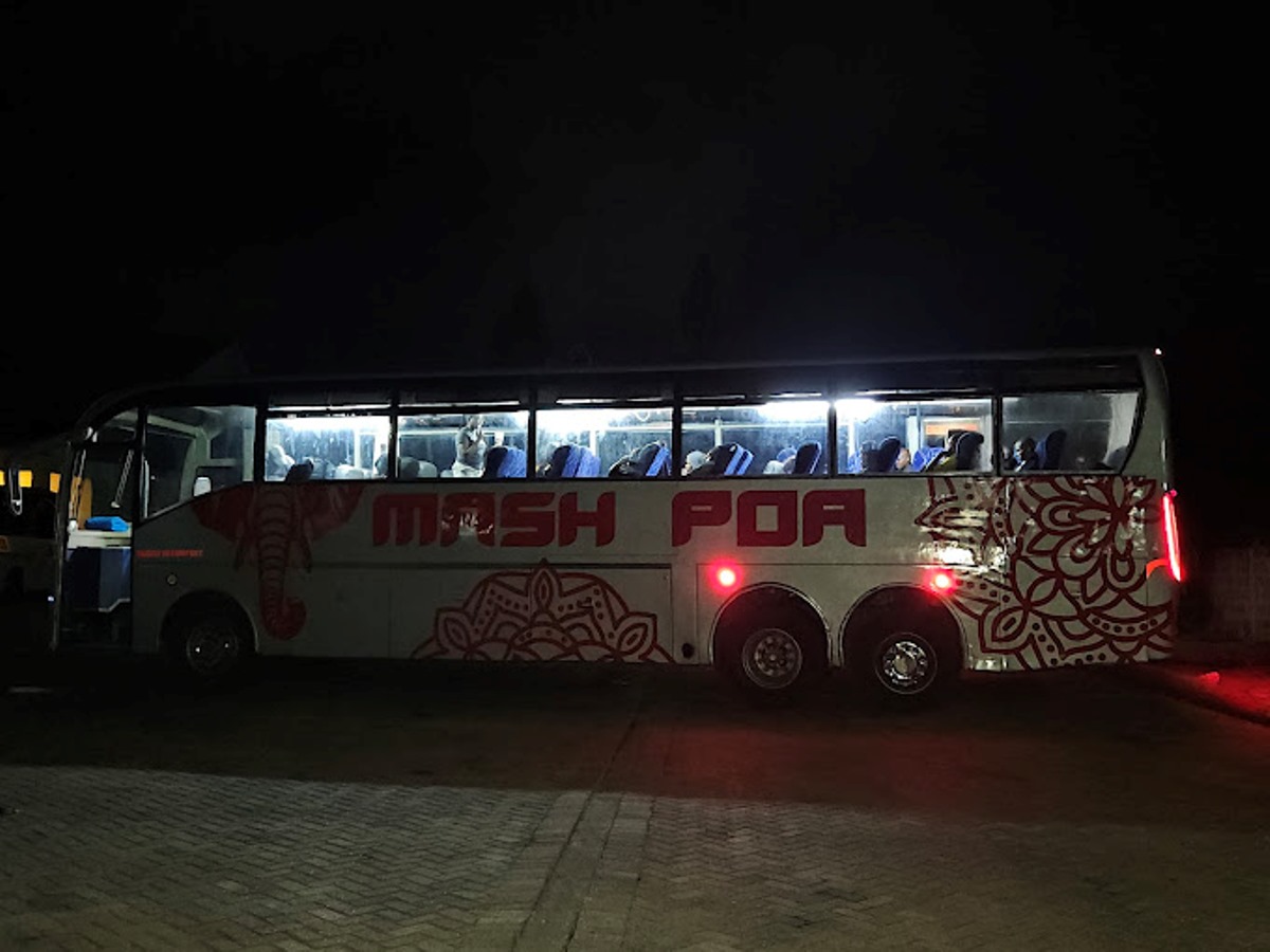 Photograph of one of the Mash Poa Buses