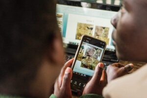 Photograph taken during lion monitoring project that collects data on Uganda's Carnivores