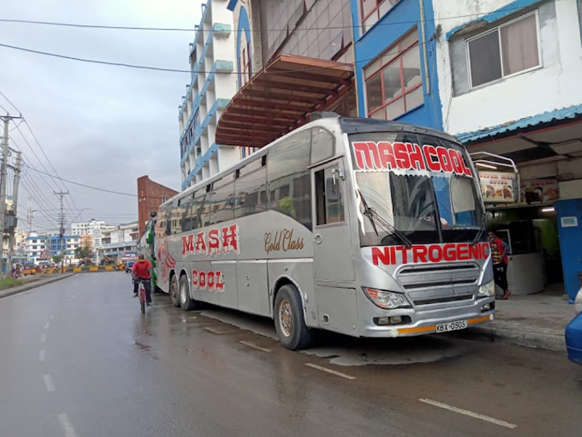 Photograph of one of the Mash Cool Buses