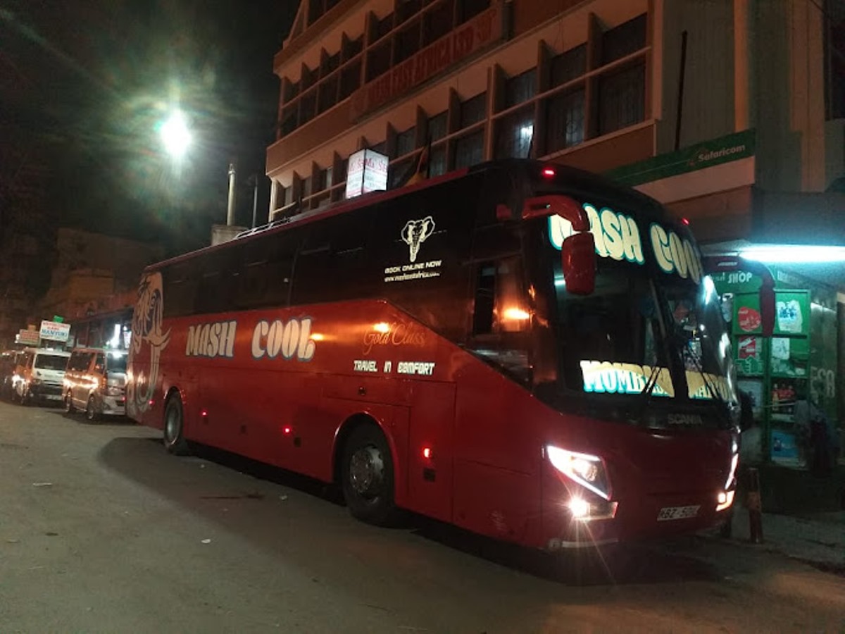 Photograph of one of the Mash Cool Buses