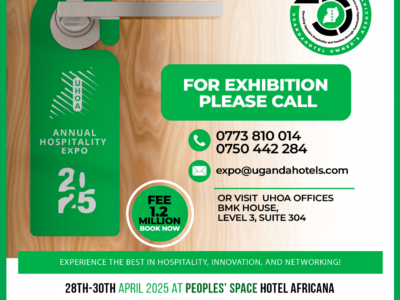 Uganda UHOA Annual Hospitality Expo 2025 at Hotel Africana Peoples Space Kampala Uganda