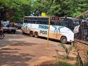 Photograph of one of the many Mash Poa Buses