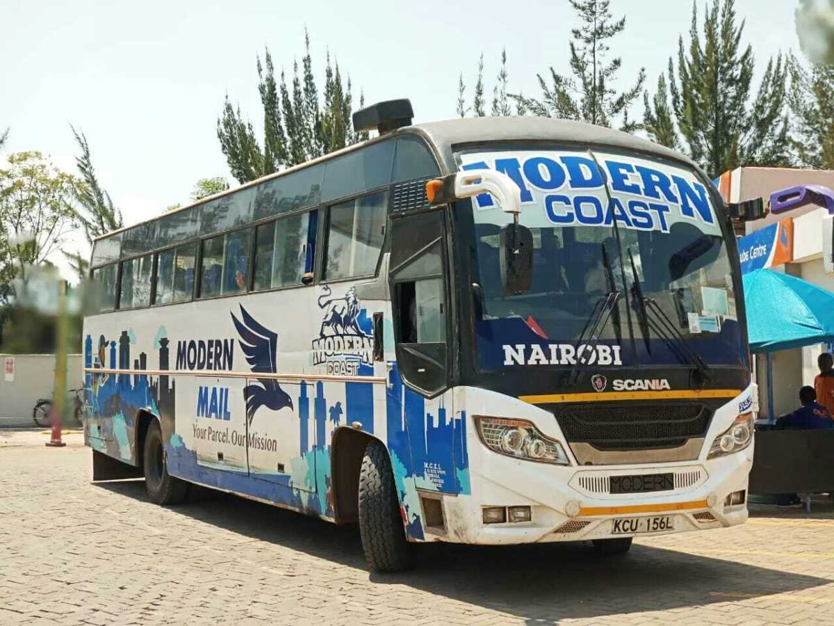 Photograph of one of the many Modern Coast Buses