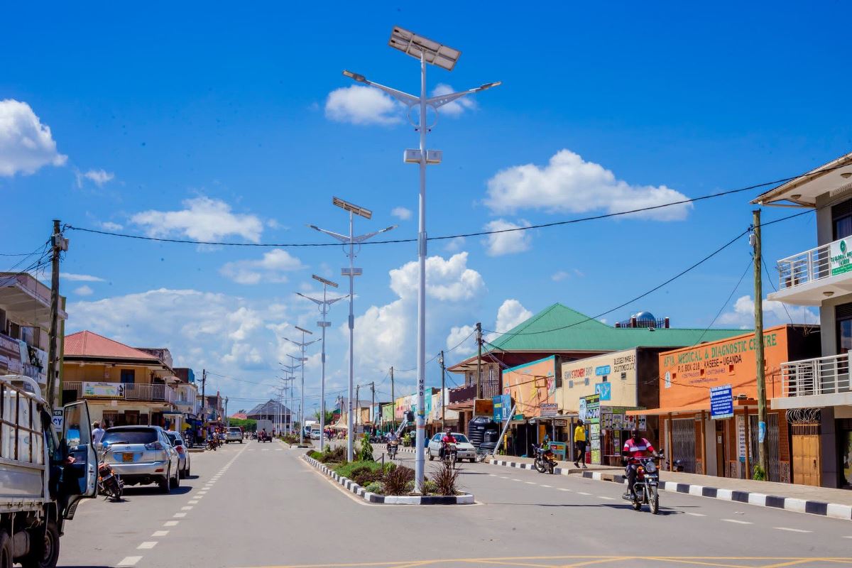 Photograph taken from Kasese City during a city tour