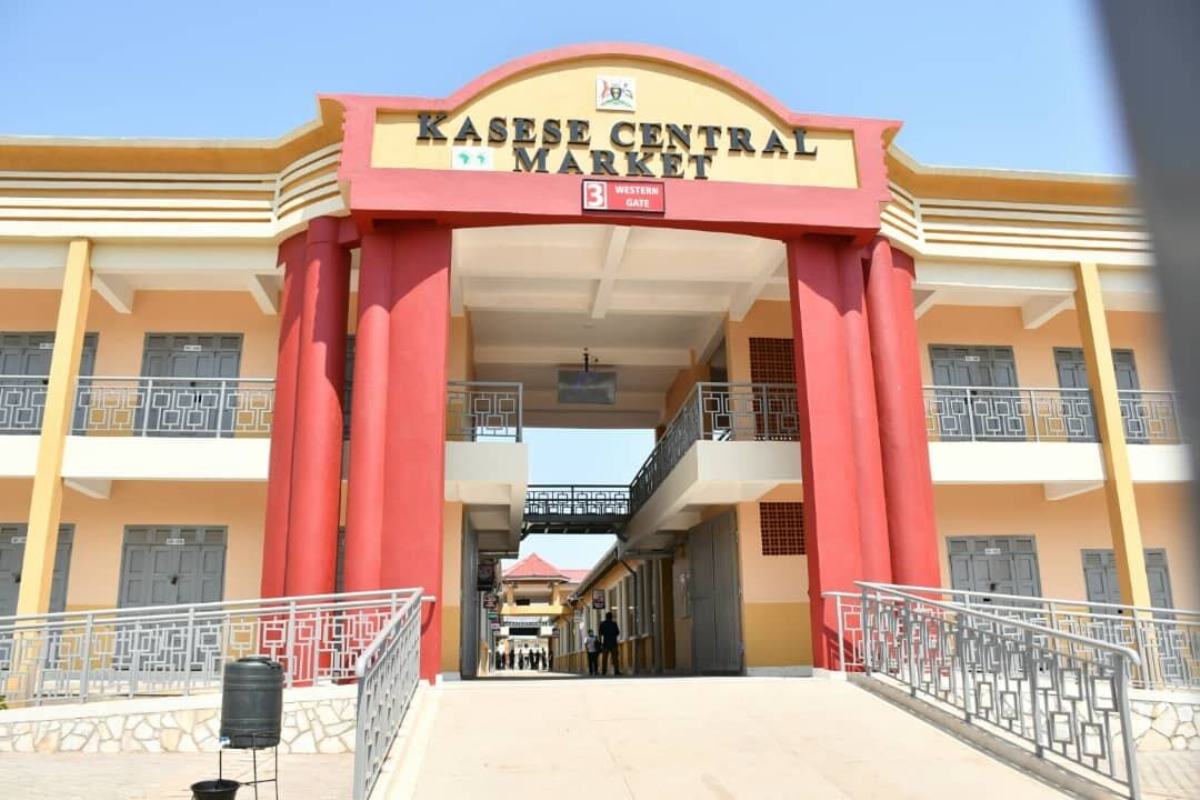 Photograph of the Kasese Central Market in Kasese, Western Uganda