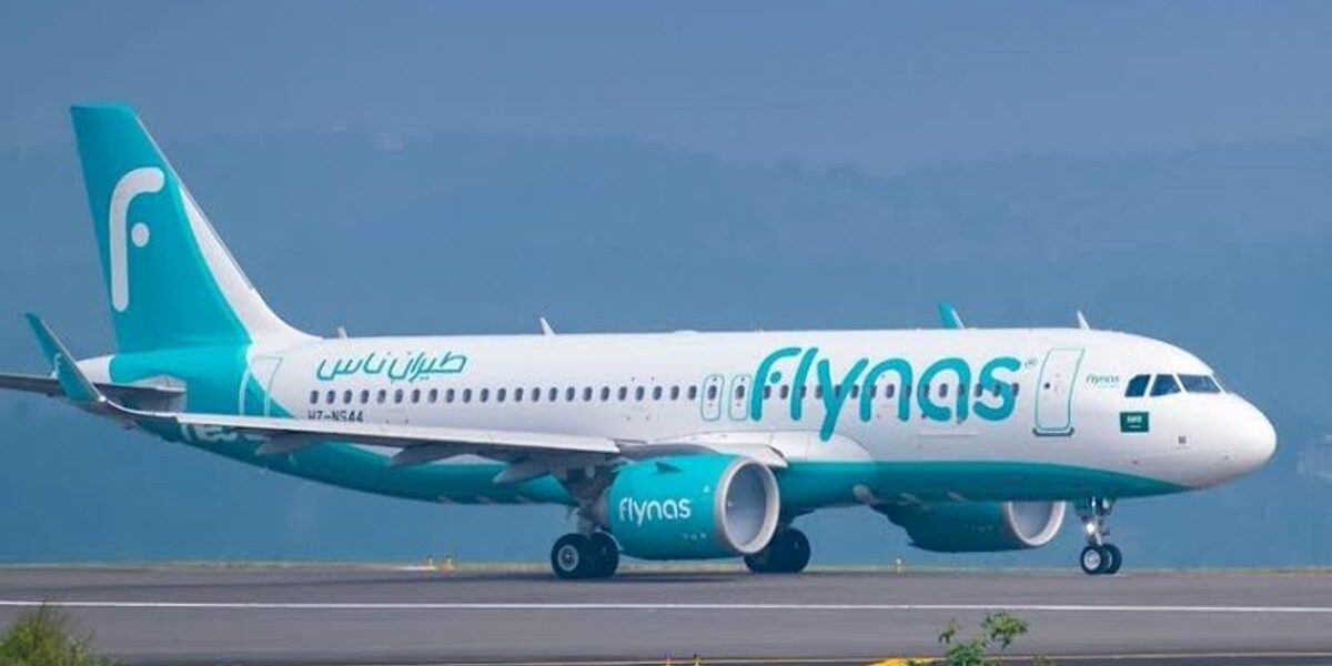 Photograph of one of the Flynas aeroplanes. On January 15, 2025, Flynas Uganda will mark a significant milestone with its inaugural flight from Riyadh to Entebbe.