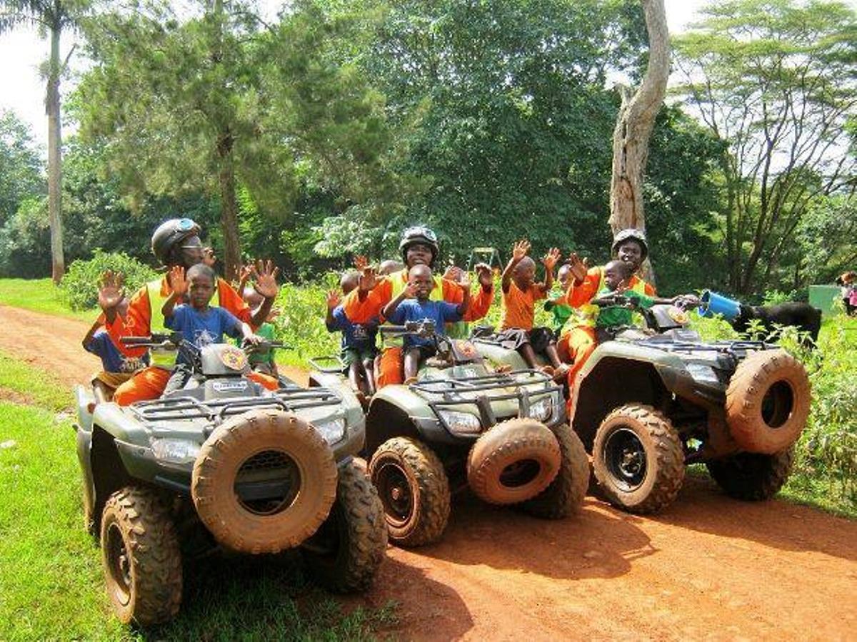 Photograph taken during a Quad Biking tour near Jinja City in Eastern Uganda