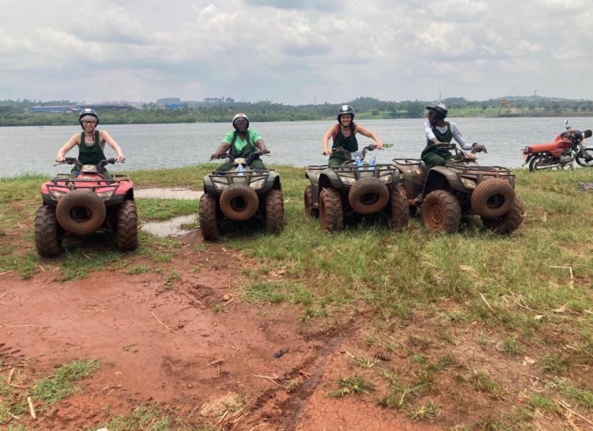 Photograph taken during a Quad Biking tour near Jinja City in Eastern Uganda