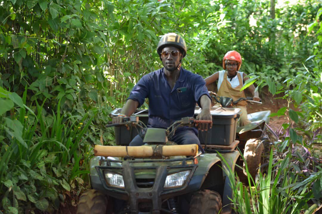 Photograph taken during a Quad Biking tour near Jinja City in Eastern Uganda