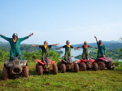 Photograph taken during a Kids Quad Biking tour near Jinja City in Eastern Uganda