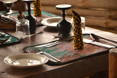 Table setup Photo Topi Lodge Ishasha Uganda Central Region