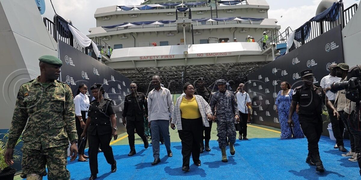 East Africa Marine Transport (EAMT) has commissioned M.V. Mpungu, the first scheduled roll-on/roll-off freight vessel to start commercial operations on Lake Victoria