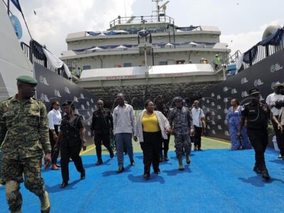 East Africa Marine Transport (EAMT) has commissioned M.V. Mpungu, the first scheduled roll-on/roll-off freight vessel to start commercial operations on Lake Victoria