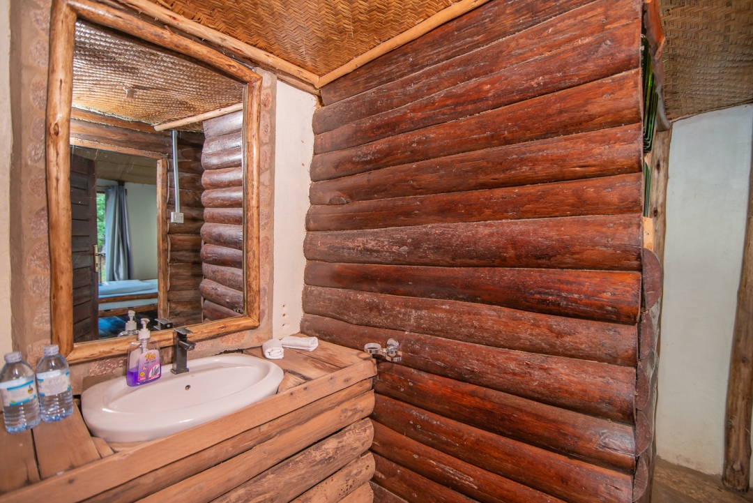 Hand wash Basin Photo Bakiga lodge Bwindi Forest National Park Uganda Western Region