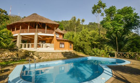 Outdoor swimming pool Photo Trackers Safari Lodge Bwindi Uganda Western Region