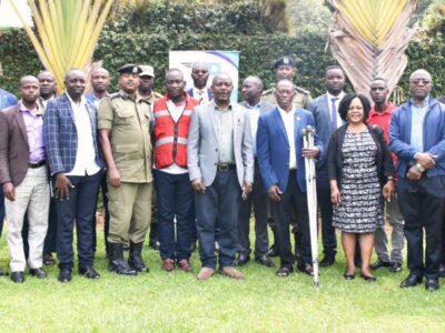 Group photograph taken during one of the Ntungamo and Isingiro Search And Rescue Sensitisation Workshops in Western Uganda