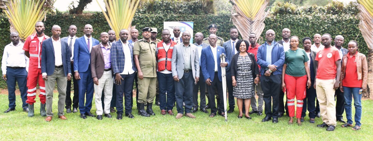 Group photograph taken during one of the Ntungamo and Isingiro Search And Rescue Sensitisation Workshops in Western Uganda