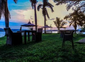 Photograph of a hang spot at Jinja Sailing Club in Jinja, Eastern Uganda