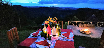 Dinner setup Photo Agandi Uganda Eco-lodges Bwindi National Park Uganda Western Region