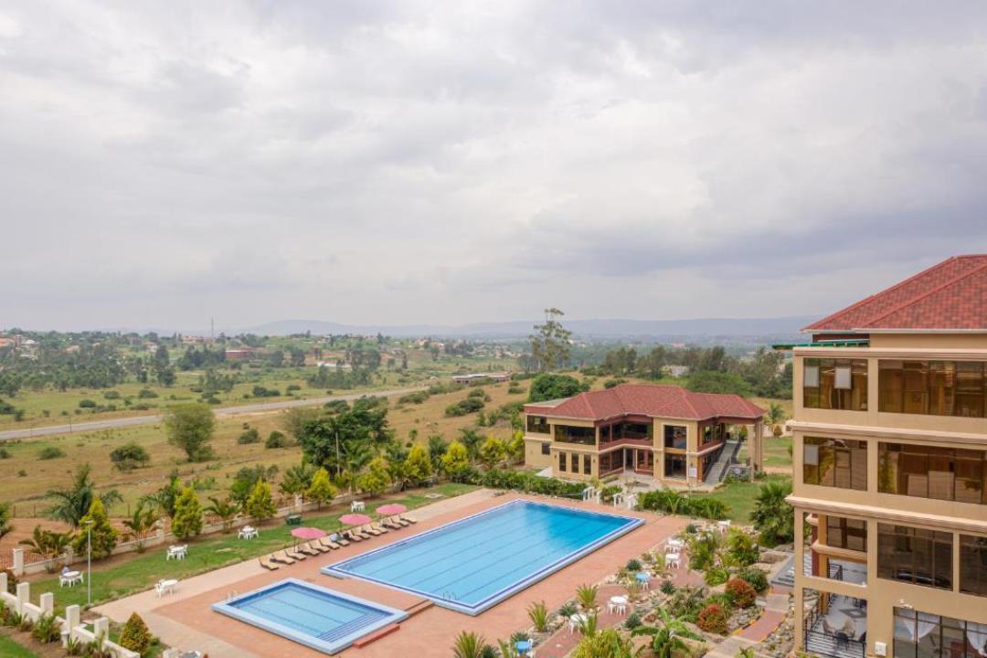 Outdoor swimming pool Photo Las Vegas Garden Hotel Mbarara Western Region