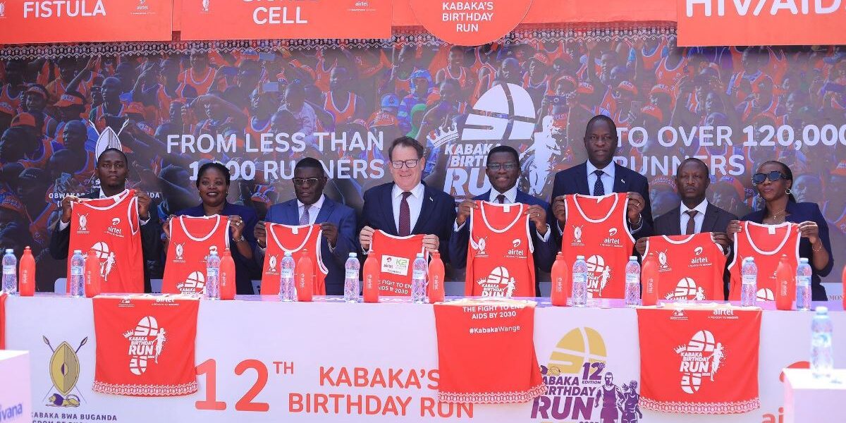 Photograph taken during the launch of the 12th Kabaka Birthday run Kit 2025