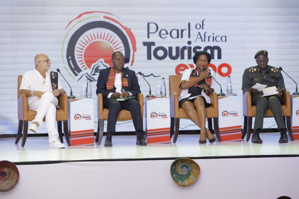 Photograph taken during the launch of the Pearl of Africa Tourism Expo 2025 in Uganda